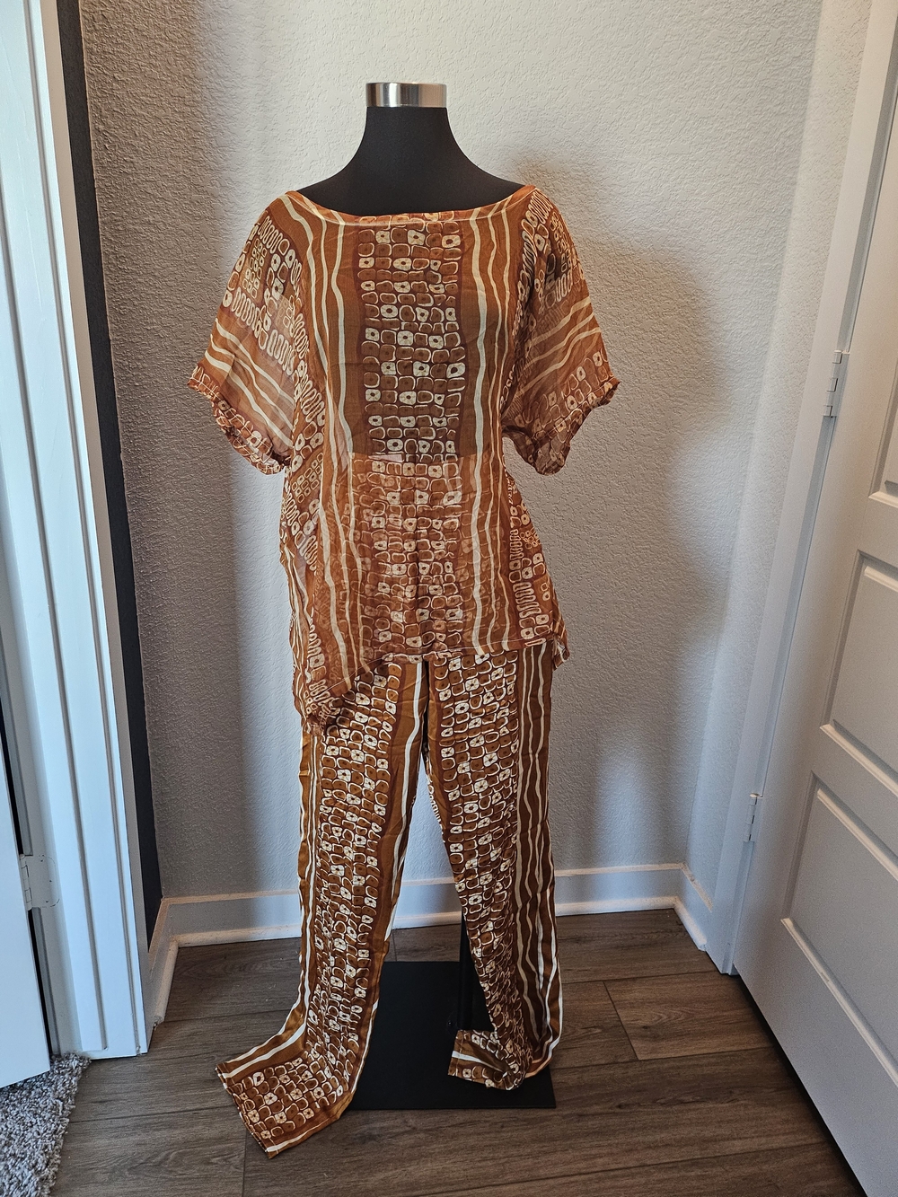 Grass-Fields Sheer Top Sz US6/UK10